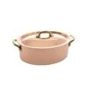 COCOTTE OVALE AVEC COUVERCLE - SERVICE TABLE - CUPRINOX -Buyer Boutique cocotte ovale avec couvercle service table cuprinox