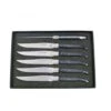 COFFRET 6 COUTEAUX DE TABLE - LAGUIOLE - MADREPERLA NOIR 1 COFFRET 6 COUTEAUX DE TABLE - LAGUIOLE - MADREPERLA NOIR -Buyer Boutique coffret 6 couteaux de table laguiole madreperla noir