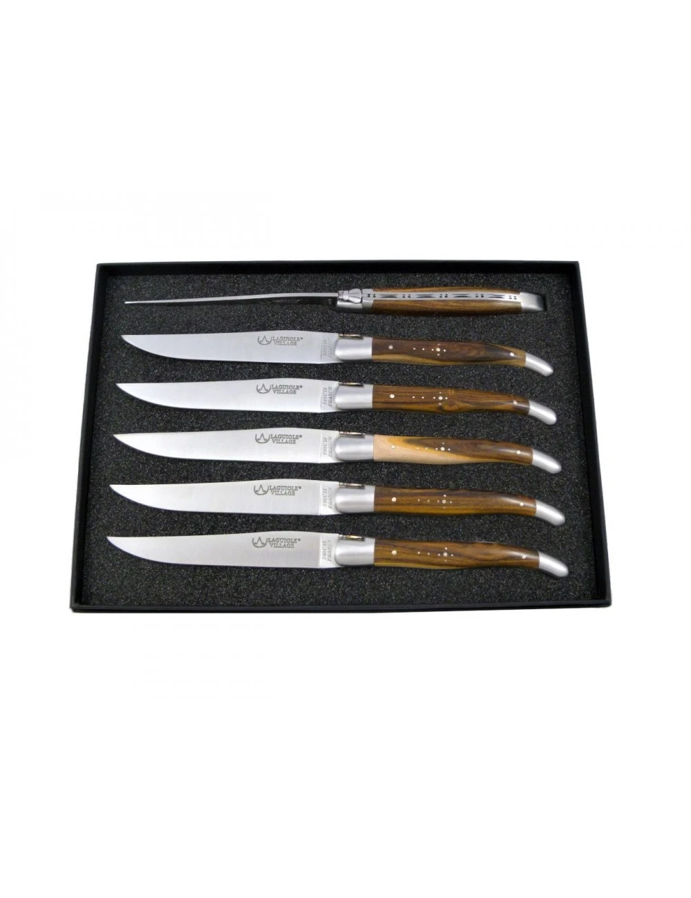 COFFRET 6 COUTEAUX DE TABLE - LAGUIOLE - PISTACHIER 3 COFFRET 6 COUTEAUX DE TABLE - LAGUIOLE - PISTACHIER