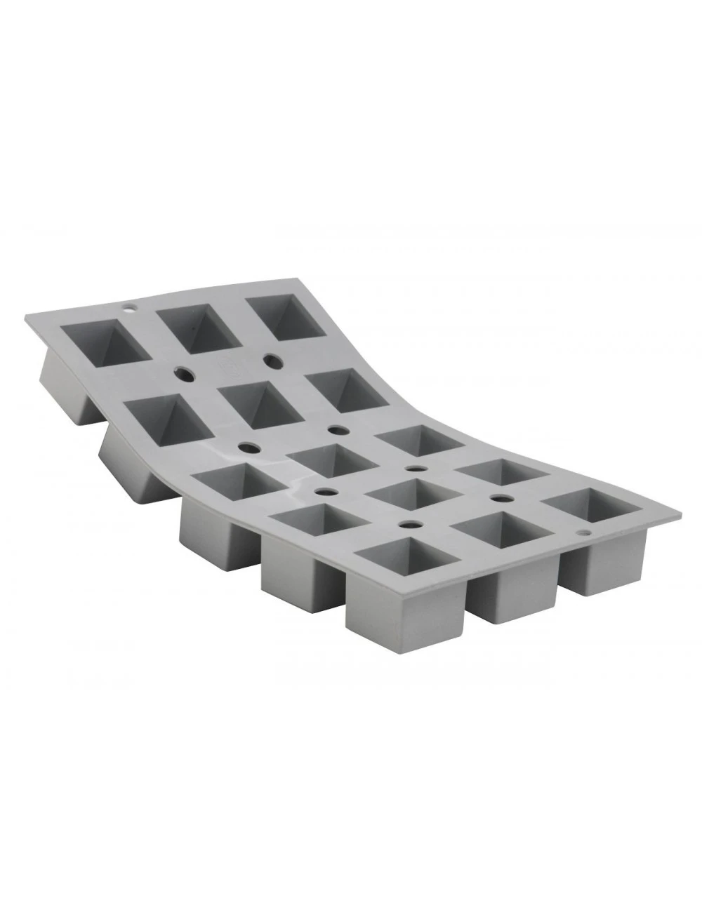 PLAQUE 1/3 ELASTOMOULE - 15 CUBES 3 PLAQUE 1/3 ELASTOMOULE - 15 CUBES