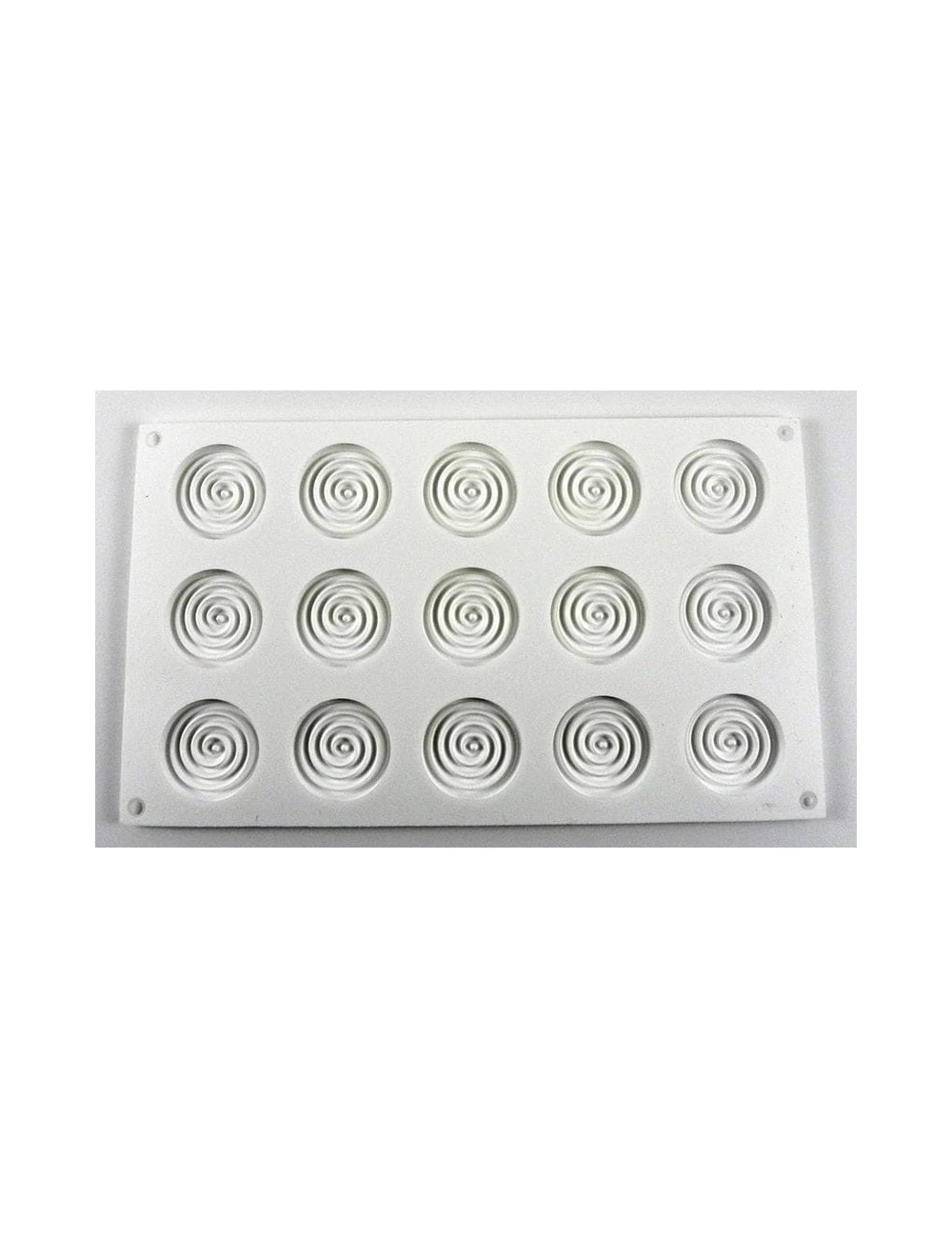 PLAQUE SILIKOMART - 15 TOURBILLONS 4 PLAQUE SILIKOMART - 15 TOURBILLONS – Image 2