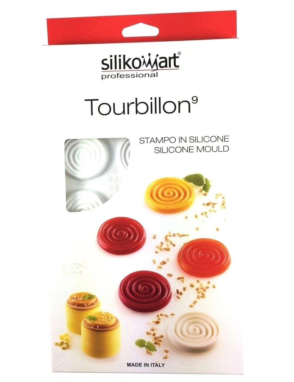 PLAQUE SILIKOMART - 15 TOURBILLONS 3 PLAQUE SILIKOMART - 15 TOURBILLONS