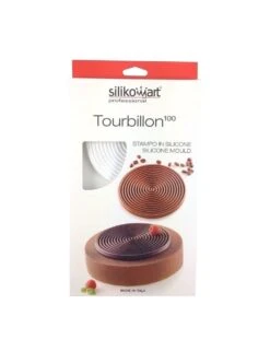 PLAQUE SILIKOMART - 2 TOURBILLONS