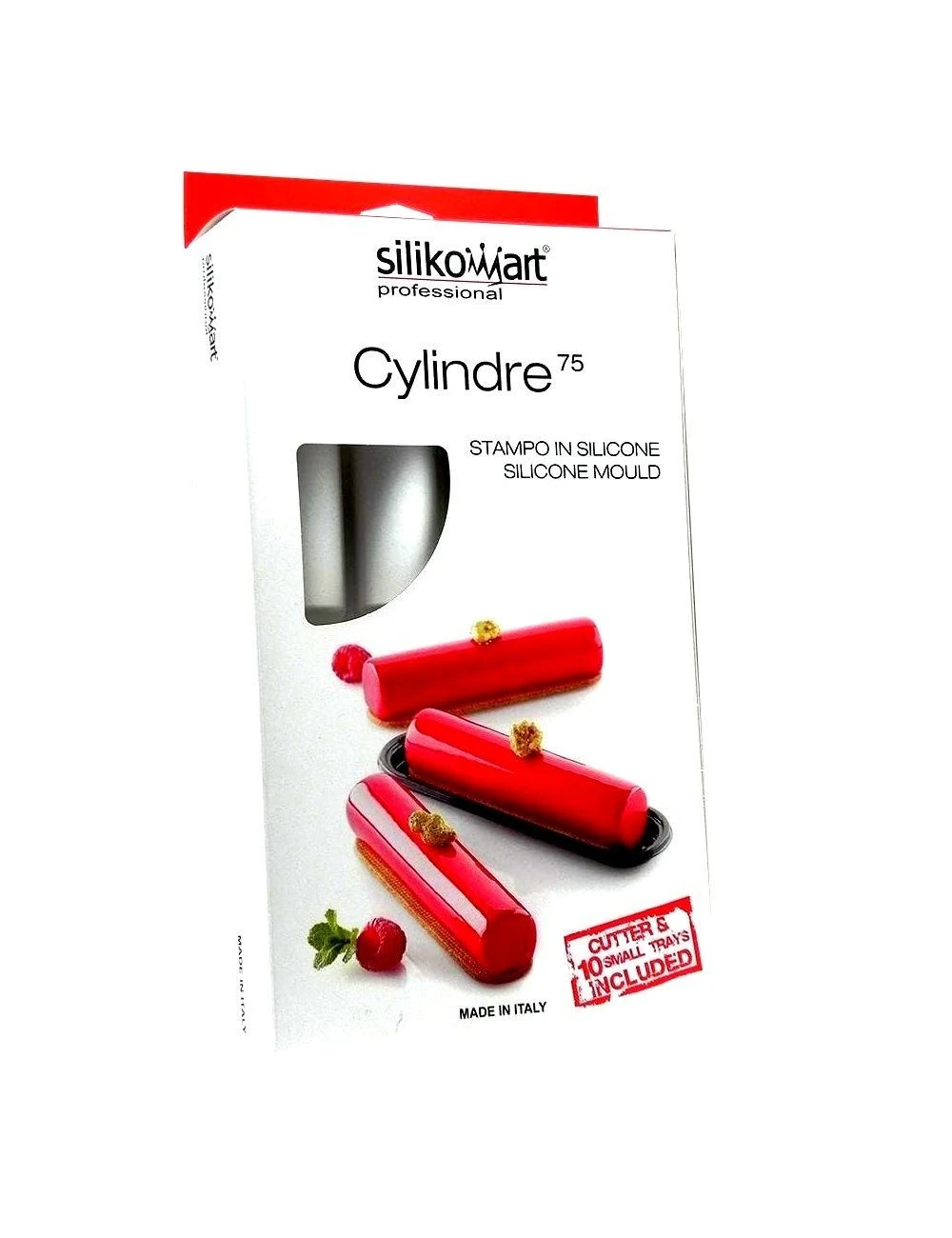 PLAQUE SILIKOMART - 8 CYLINDRES 3 PLAQUE SILIKOMART - 8 CYLINDRES