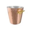 SEAU A CHAMPAGNE ROND - CUIVRE MARTELE 2 SEAU A CHAMPAGNE ROND - CUIVRE MARTELE -Buyer Boutique seau a champagne rond cuivre martele