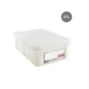 BAC RECTANGULAIRE BLANC SANS COUVERCLE - 25 L