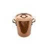 BAIN A POTAGE CUIVRE ETAME AVEC COUVERCLE D18 1 BAIN A POTAGE CUIVRE ETAME AVEC COUVERCLE D18 -Buyer Boutique bain a potage cuivre etame avec couvercle diametre 18