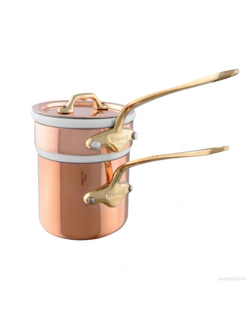 BAIN MARIE CUIVRE PORCELAINE 3 BAIN MARIE CUIVRE PORCELAINE