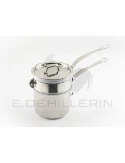 BAIN MARIE INOX PORCELAINE 0.8L