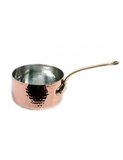 CASSEROLE CUIVRE ETAME EXTRA FORT QUEUE BRONZE