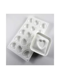 KIT MOULE SILIKOMART - COUSSIN CŒUR -Buyer Boutique kit moule silikomart coussin c ur 3