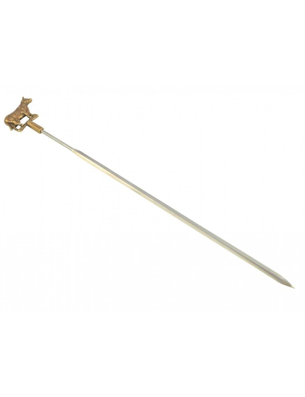 PIC À BROCHETTE EN INOX AVEC POIGNÉE - BŒUF 4 PIC À BROCHETTE EN INOX AVEC POIGNÉE - BŒUF – Image 2