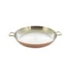 PLAT A PAELLA CUIVRE INOX D35 2 PLAT A PAELLA CUIVRE INOX D35 -Buyer Boutique plat a paella cuivre inox diametre 35