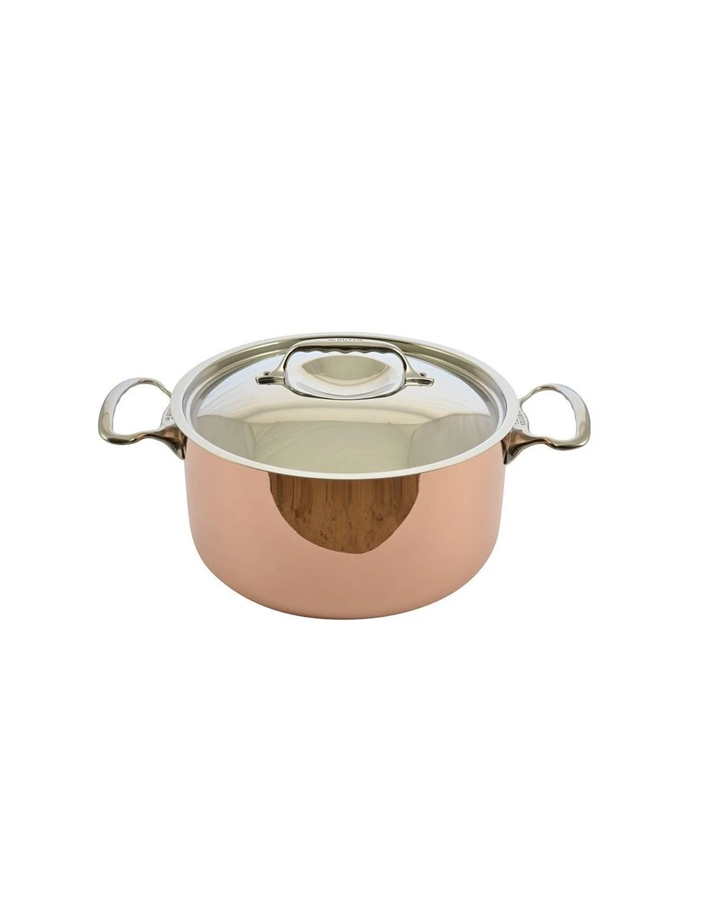 De Buyer BASSINE A RAGOUT CUIVRE INDUCTION COUVERCLE INOX 3 De Buyer BASSINE A RAGOUT CUIVRE INDUCTION COUVERCLE INOX