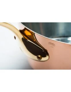 SAUTEUSE EVASEE CUIVRE ETAME EXTRA FORT QUEUE BRONZE -Buyer Boutique sauteuse evasee cuivre etame extra fort queue bronze 3